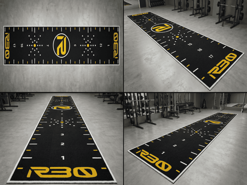 Applying compression weights to turf